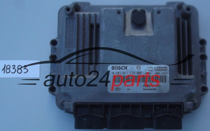 KOMPUTER STEROWNIK SILNIKA RENAULT MEGANE SCENIC 1.9 DCI BOSCH 0 281 011 776