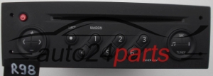 RADIO CD RENAULT MEGANE 8200 256 141 C / 8200256141C / 22DC277/62 / 22DC27762 / 8200256141TO899 - R98