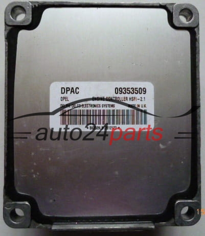 ECU CENTRALITA DE MOTOR OPEL ASTRA G CORSA C ZAFIRA A DELPHI DELCO 09353509 DPAC, 09353509DPAC, HSFI-2.1