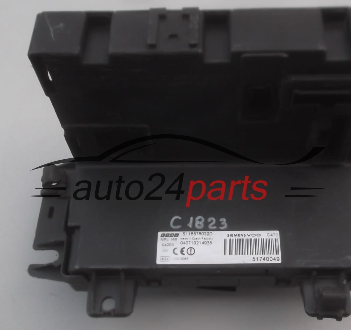 CENTRALKA MODUL BSI FIAT PANDA SIEMENS S118578020D, 51740049