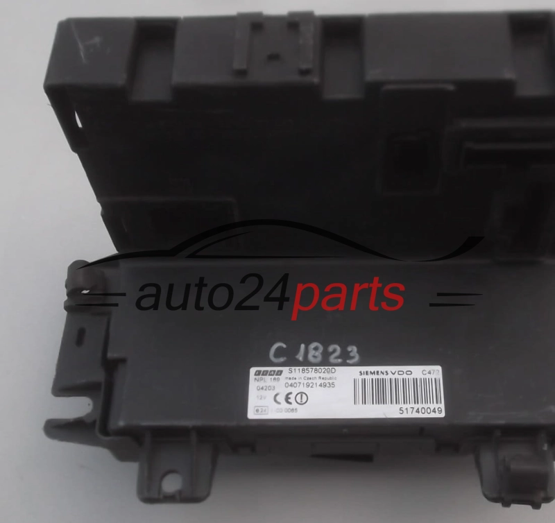 CENTRALKA MODUL BSI FIAT PANDA SIEMENS S118578020D, 51740049