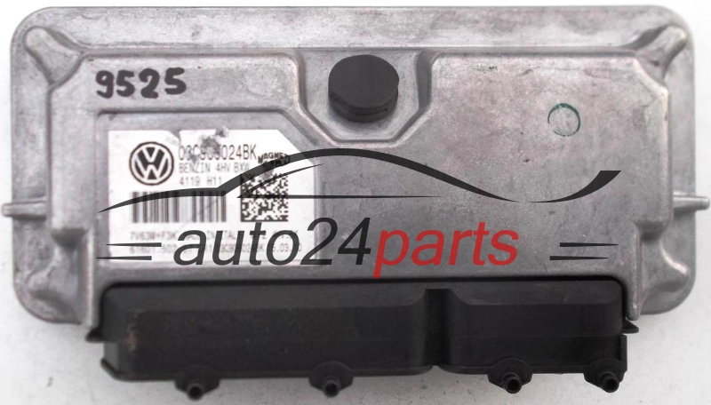 KOMPUTER STEROWNIK SILNIKA VOLKSWAGEN SEAT IBIZA  MAGNETI MARELLI MY2 4HV.BK, MY24HVBK, 03C 906 024 BK, 61601.502.07, 6160150207