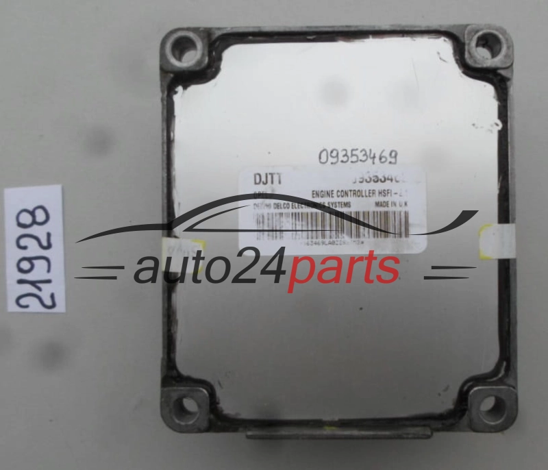 KOMPUTER STEROWNIK SILNIKA OPEL ASTRA CORSA VECTRA ZAFIRA DELPHI DELCO 09353469 DJTT, 09353469DJTT, HSFI-2.1 