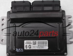 MOTORSTEUERGERÄT ECU STEUERGERAT NISSAN ALMERA, MEC32-221 B1, MEC32221 B1, MEC32221B1, 4Y01, 6G
