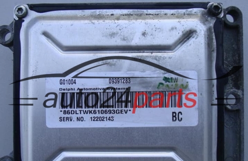 CALCULATEUR MOTEUR OPEL ASTRA VECTRA ZAFIRA 2.2 Z22SE 09391283 DLTW, 09391283DLTW