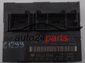 CENTRALKA MODUL STEROWNIK KOMFORTU BSI SKODA OCTAVIA 1.9 TDI HELLA 5DK 008 583-08, 5DK00858308, 1K0 959 433 AH, 1K0959433AH - C1299
