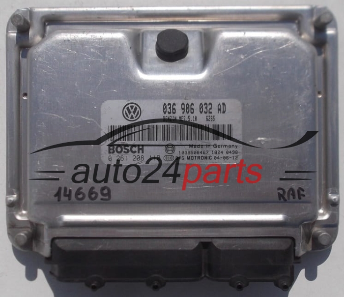 Sterownik silnika VOLKSWAGEN GOLF BOSCH 0261208110 036906032AD -