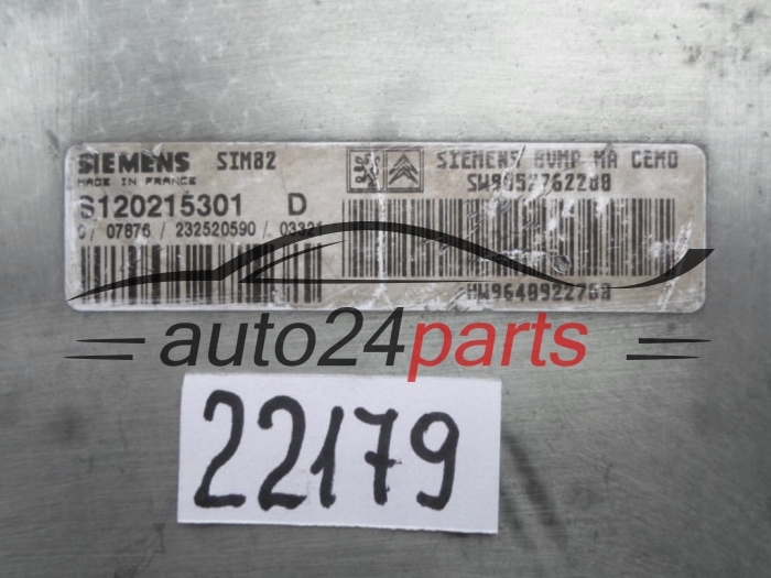 Ecu Caja de cambios automática CITROEN S120215301 D, S120215301D, 9652762280, 9640922780
