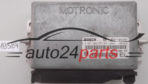 KOMPUTER STEROWNIK SILNIKA OPEL VECTRA B 2.5 V6, BOSCH 0 261 206 277, 0261206277, 09 153 243 EL