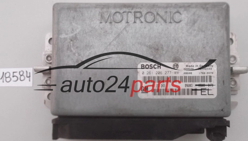 KOMPUTER STEROWNIK SILNIKA OPEL VECTRA B 2.5 V6, BOSCH 0 261 206 277, 0261206277, 09 153 243 EL