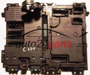 KOMFORTSTEUERGERÄT PEUGEOT 206 BSI T1 B2 SIEMENS S105872300G, S105872300 G, 9626460880 03