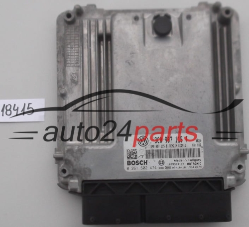 KOMPUTER STEROWNIK SILNIKA VW VOLKSWAGEN PASSAT 2.0 TSI BOSCH 0 261 S02 474, 0261S02474, 3C0 907 115 T, 3C0907115T, MED9.1