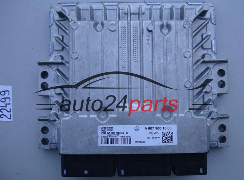 KOMPUTER STEROWNIK SILNIKA MERCEDES W246 S180170004 A, S180170004A, A 607 900 18 00, A6079001800, SID307