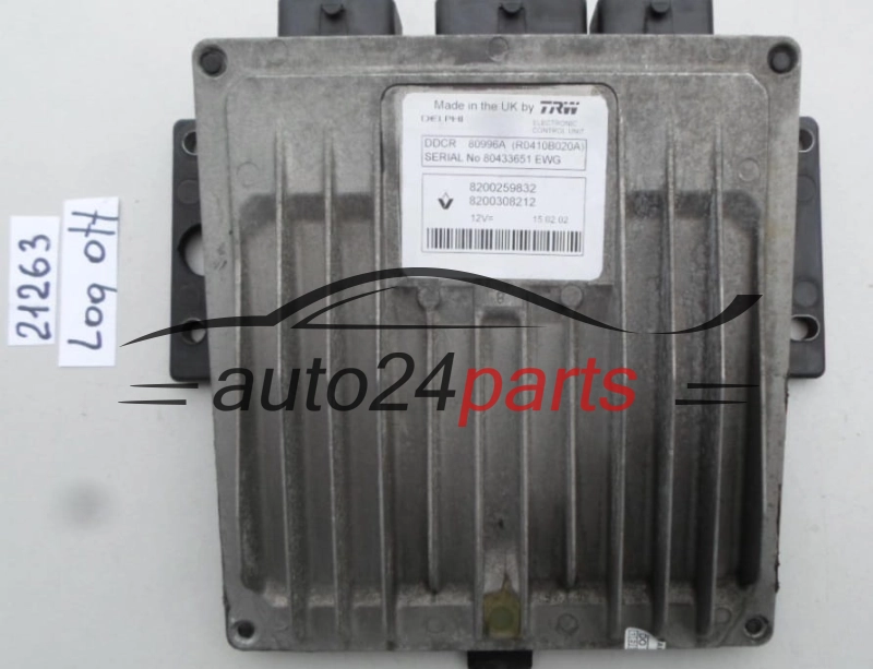  RENAULT MEGANE 1.5 DCI Delphi R0410B020A, 8200259832, 8200308212