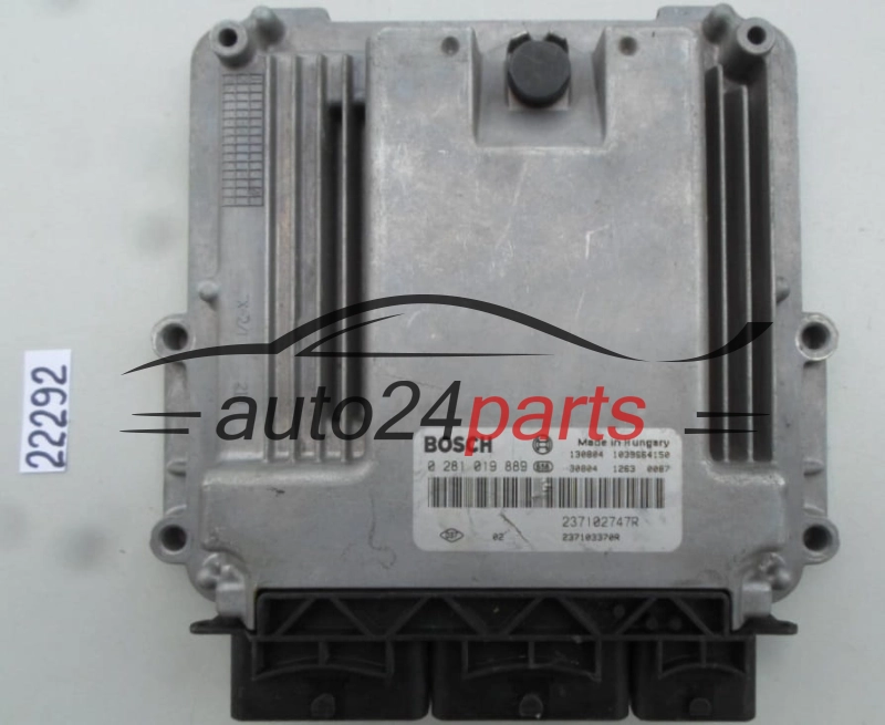 CENTRALITA DE MOTOR RENAULT 1.5 DCI BOSCH 0 281 019 889, 0281019889, 237102747R
