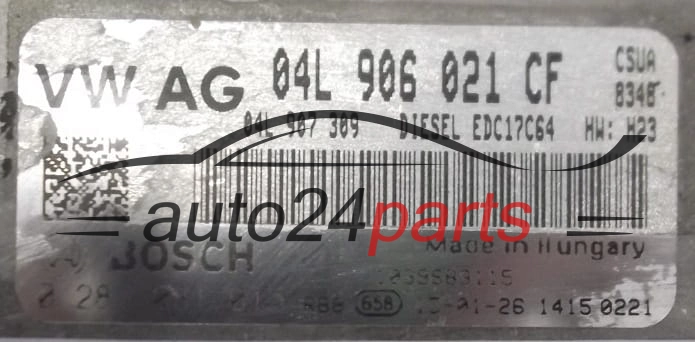 ECU CENTRALITA DE MOTOR  AUDI Q5 BOSCH  0281031015, 04L906021CF, 04L907309