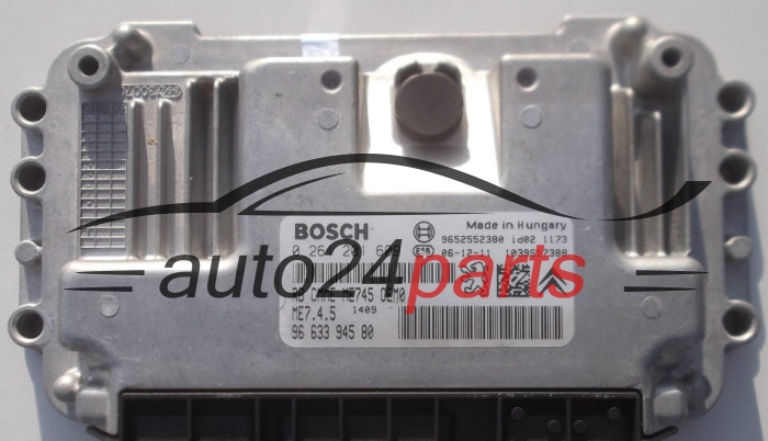 MOTORSTEUERGERÄT ECU STEUERGERÄT  CITROEN C4 1.6 BOSCH 0 261 201 609,  96 633 945 80