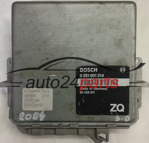 KOMPUTER STEROWNIK SILNIKA OPEL OMEGA 2.5 TD U25TD 90459811 ZQ 90 459 811, BOSCH 0281001214, 0 281 001 214 - 2084