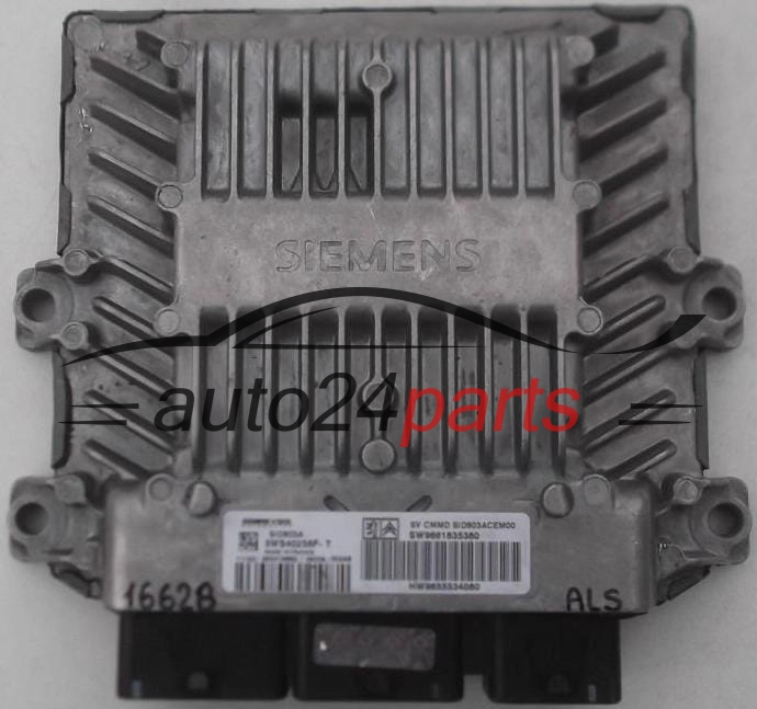 KOMPUTER STEROWNIK SILNIKA CITROEN PEUGEOT SIEMENS 5WS40258F-T