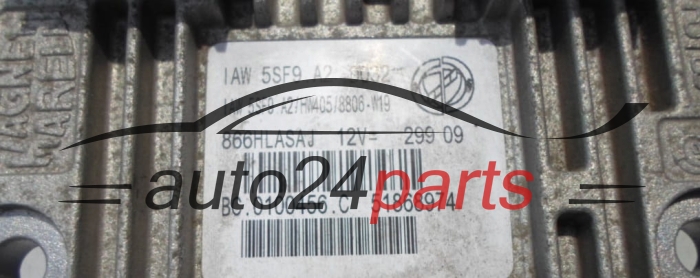 KOMPUTER STEROWNIK SILNIKA FIAT GRANDE PUNTO 1.4 IAW 5SF9.A2, IAW5SF9A2, 51868974 