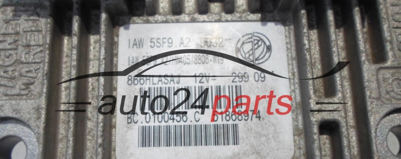 KOMPUTER STEROWNIK SILNIKA FIAT GRANDE PUNTO 1.4 IAW 5SF9.A2, IAW5SF9A2, 51868974 