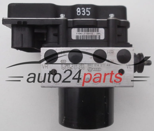 POMPE HYDRAULIQUE ET CALCULATEUR dABS VOLKSWAGEN POLO BOSCH 0 265 239 065, 0265239065, 6R0 614 517 AN, 6R0614517AN, 6R0 907 379 BC, 6R0907379BC, 6R0 907 379 AF, 6R0907379AF