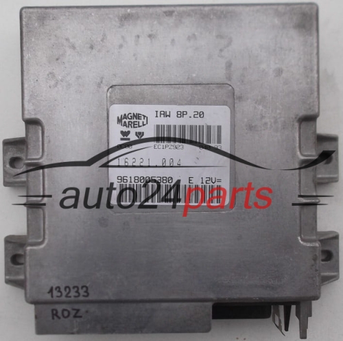 MOTORSTEUERGERÄT ECU STEUERGERAT PEUGEOT CITROEN MAGNETI MARELLI IAW 8P.20, IAW8P20, 16221.004, 16221004, 9618005380