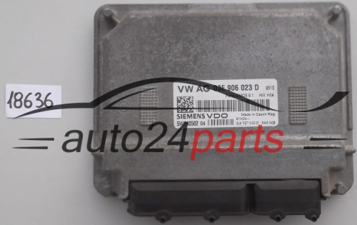 KOMPUTER STEROWNIK SILNIKA SEAT IBIZA SKODA FABIA VW POLO 1.2 BME 03E906023D, 03E 906 023 D, SIEMENS VDO 5WP40502 04