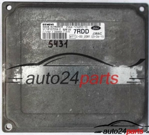 CALCULATEUR MOTEUR FORD FIESTA FUSION 1.4 2S6A12A650YE SIEMENS SIM 22 S118107006E, S118107006 E, 2S6A-12A650-YE 7RDD