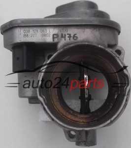 DROSSELKLAPPE VW VOLKSWAGEN SEAT SKODA 038 128 063 L, 038128063L, B8 227 08 02,  B82270802