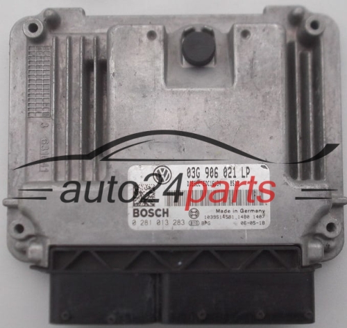 MOTORSTEUERGERÄT ECU STEUERGERÄT  SEAT 2.0 TDI BOSCH 0 281 013 283,  03G 906 021 LP
