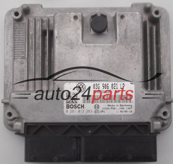 MOTORSTEUERGERÄT ECU STEUERGERÄT  SEAT 2.0 TDI BOSCH 0 281 013 283,  03G 906 021 LP