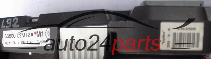 Tacho Kombiinstrument TOYOTA AURIS 2.0 D-4D A2C53214619 A2C53244987, 8380002M12, 83800-02M12 