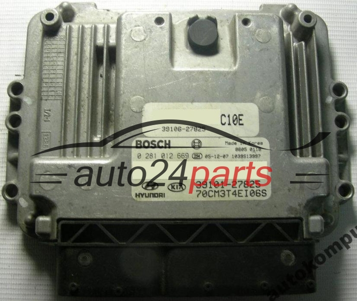 CALCULATEUR MOTEUR HYUNDAI SANTA FE 2.2 CRDI BOSCH 0 281 012 669, 0281012669, 39101-27825, 3910127825, 39106-27825, 3910627825