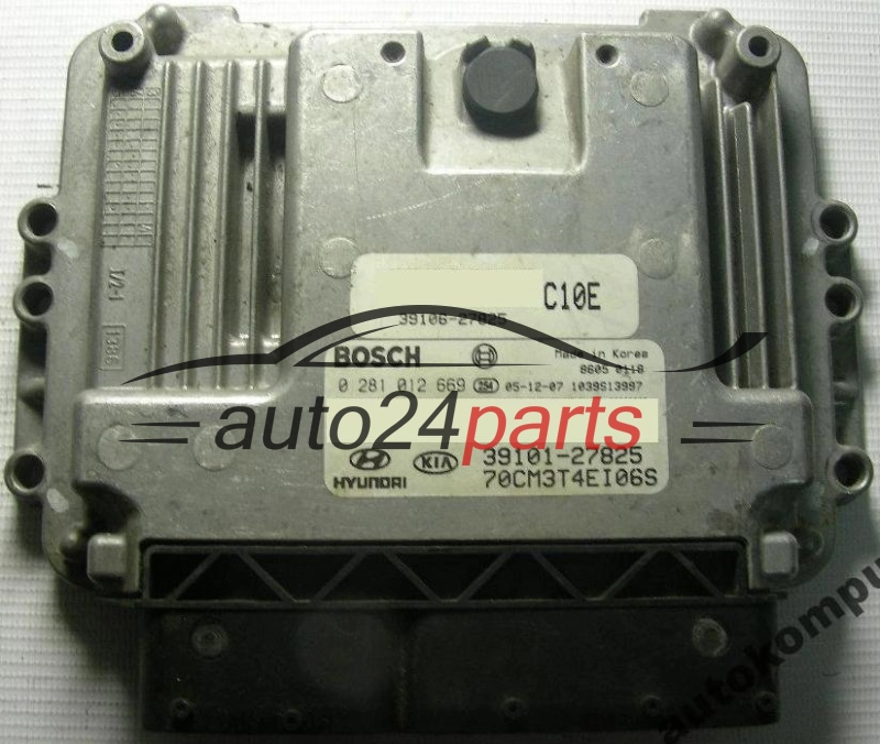 CALCULATEUR MOTEUR HYUNDAI SANTA FE 2.2 CRDI BOSCH 0 281 012 669, 0281012669, 39101-27825, 3910127825, 39106-27825, 3910627825