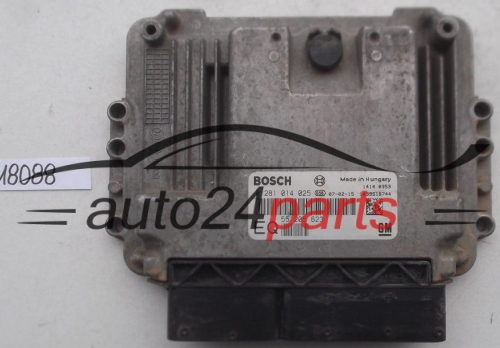 KOMPUTER STEROWNIK SILNIKA OPEL ASTRA ZAFIRA 1.9 CDTI BOSCH 0 281 014 025, 0281014025, GM 55 205 623 EQ, 55205623EQ, 55205623