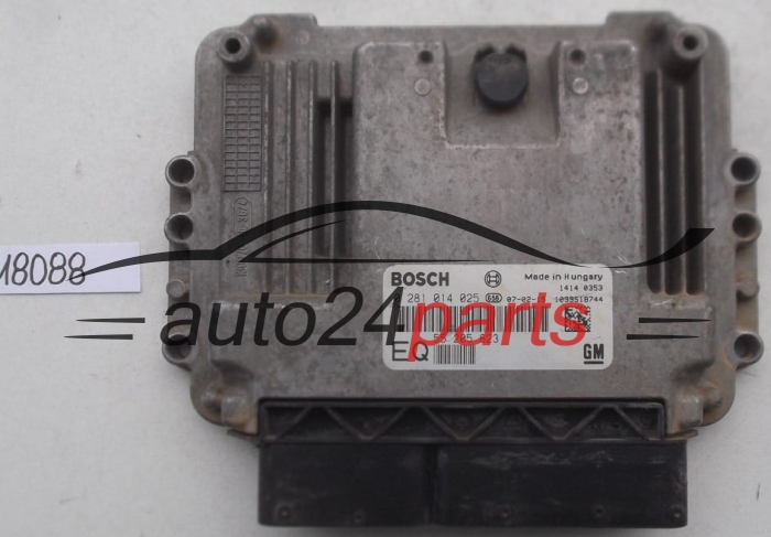 KOMPUTER STEROWNIK SILNIKA OPEL ASTRA ZAFIRA 1.9 CDTI BOSCH 0 281 014 025, 0281014025, GM 55 205 623 EQ, 55205623EQ, 55205623
