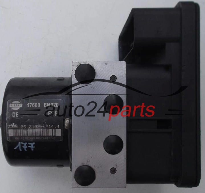 ABS POMPA I STEROWNIK NISSAN ALMERA ATE 06.2102-0014.4,  47660 BN920