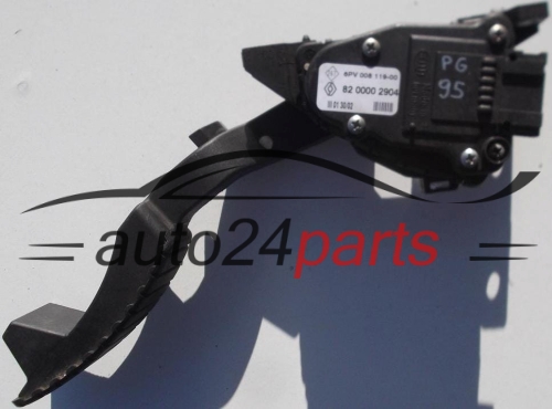 POTENCJOMETR PEDAL GAZU RENAULT LAGUNA 82 0000 2904, 8200002904, 6PV 008 119-00, 6PV00811900 -