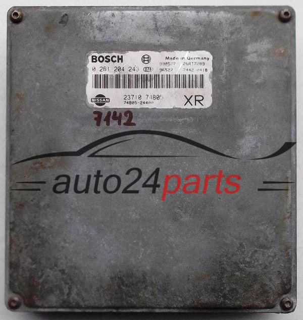 CALCULATEUR MOTEUR NISSAN MICRA 1.0 BOSCH 0 261 204 243,  23710 74B05