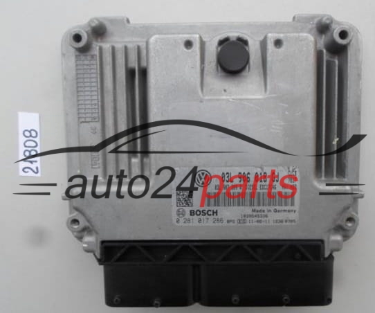 KOMPUTER STEROWNIK SILNIKA VW VOLKSWAGEN JETTA BOSCH 0 281 017 286, 0281017286, 03L 906 018 GJ, 03L906018GJ, EDC17CP46 
