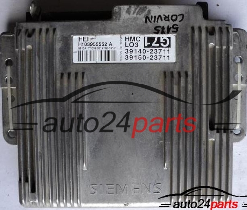 ECU CENTRALITA DE MOTOR HYUNDAI COUPE SIEMENS H103955552 A, 3914023711, 39140-23711, 3915023711, 39150-23711, HMC LO3 G71