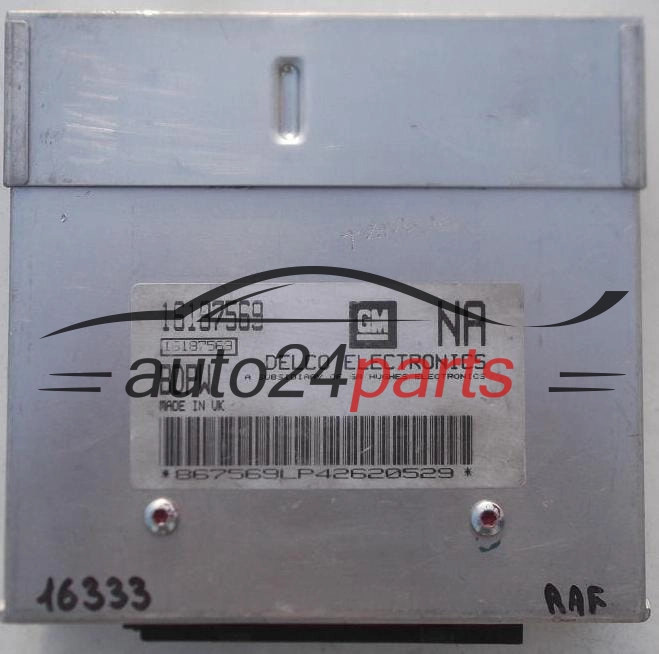 Sterownik silnika OPEL CORSA 1.4 DELCO 16187569NA BDPW - 16333