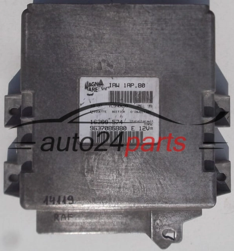 KOMPUTER STEROWNIK SILNIKA PEUGEOT 206 1.1, MAGNETI MARELLI IAW 1AP.80, IAW1AP80, 16300.574, 16300574, 9637086880 E