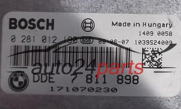 calculateur moteur pour bmw e60/e61 530 3.0d