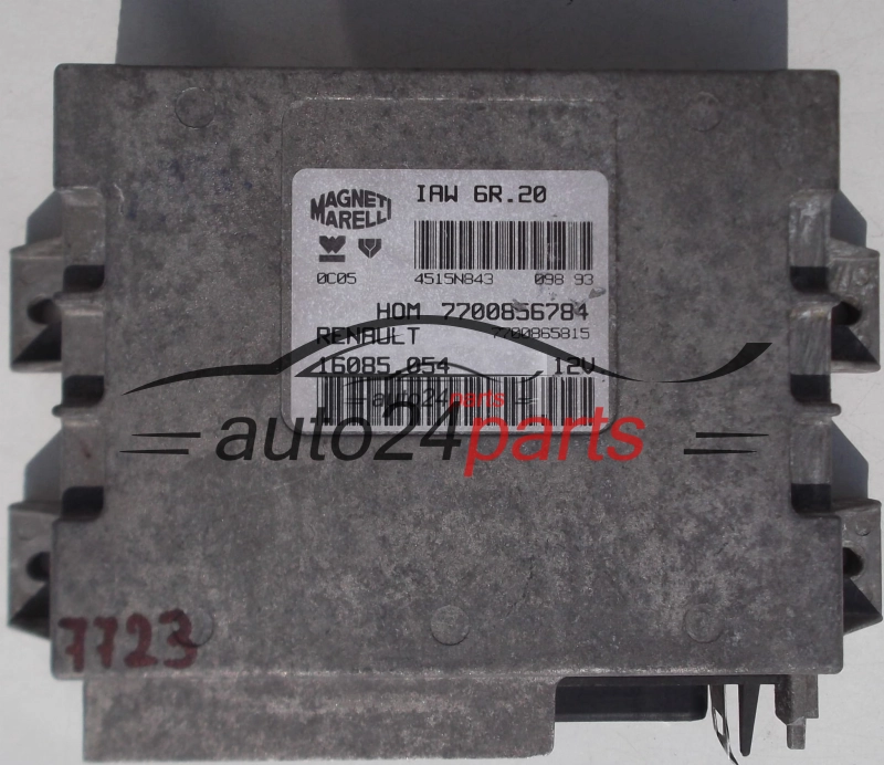 KOMPUTER STEROWNIK SILNIKA RENAULT MAGNETI MARELLI IAW 6R.20, IAW6R20, 7700856784, 7700865815, 16085.054, 16085054 