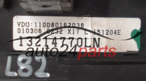 ZESPÓŁ WSKAŻNIKÓW ZEGARY PRĘDKOŚCIOMIERZ LICZNIK OPEL MERIVA 1.7 CDTI Z17DTH VDO 110080162038 13214770LN, 13214770 LN
