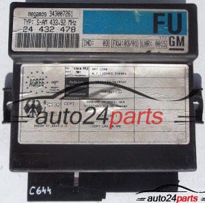 CONFORT MODULE OPEL ZAFIRA A, ASTRA G, GM 24 432 478, GM 24432478, 343007261 