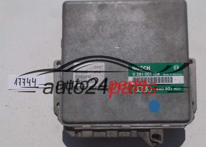 CALCULATEUR MOTEUR AUDI 100 C4 2.5 TDI BOSCH 0 281 001 128, 0281001128, 4A0 907 401, 4A0907401 