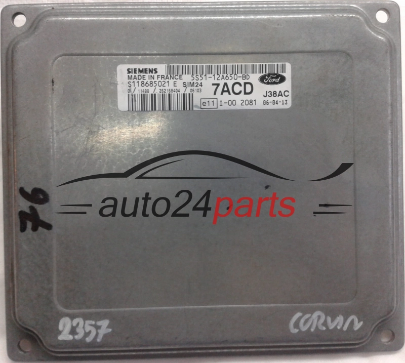KOMPUTER STEROWNIK SILNIKA FORD KA 1.3 5S51-12A650-BD